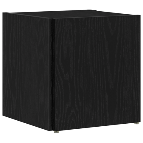 vidaXL Side Table Black Oak 33x33x34,5 cm Engineered Wood