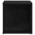 vidaXL Side Table Black Oak 33x33x34,5 cm Engineered Wood
