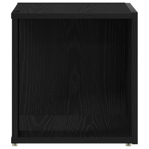 vidaXL Side Table Black Oak 33x33x34,5 cm Engineered Wood