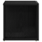 vidaXL Side Table Black Oak 33x33x34,5 cm Engineered Wood