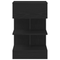 vidaXL Bedside Cabinet 2 pcs Black Oak 40x35x65 cm Engineered Wood