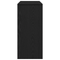 vidaXL Black Oak Console Table - 100x35x76.5 cm - Engineered Wood