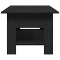 vidaXL Coffee Table in Black Oak, 102x55x42 cm, Made from Engineered Wood