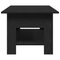 vidaXL Coffee Table in Black Oak, 102x55x42 cm, Made from Engineered Wood