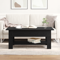 vidaXL Coffee Table in Black Oak, 102x55x42 cm, Made from Engineered Wood