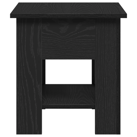 vidaXL Coffee Table Black Oak 40x40x42 cm Engineered Wood