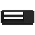vidaXL Black Oak Coffee Table 102x55x43 cm Made from Engineered Wood