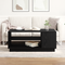 vidaXL Black Oak Coffee Table 102x55x43 cm Made from Engineered Wood