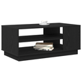 vidaXL Black Oak Coffee Table 102x55x43 cm Made from Engineered Wood