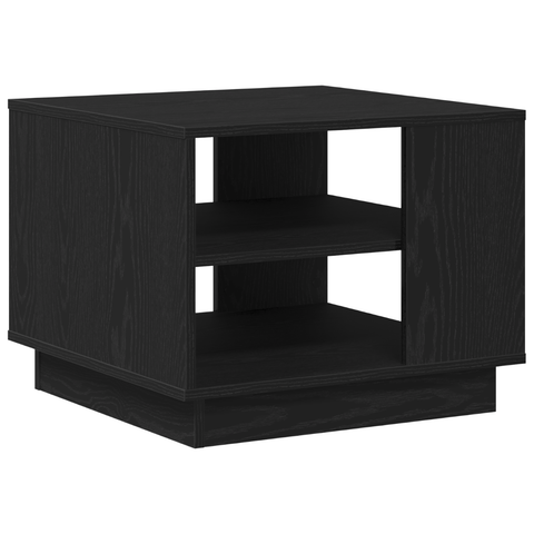 vidaXL Black Oak Coffee Table 55x55x42 cm Made of Engineered Wood