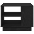 vidaXL Black Oak Coffee Table 55x55x42 cm Made of Engineered Wood
