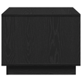 vidaXL Black Oak Coffee Table 55x55x42 cm Made of Engineered Wood