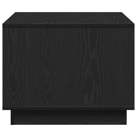vidaXL Black Oak Coffee Table 55x55x42 cm Made of Engineered Wood