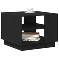 vidaXL Black Oak Coffee Table 55x55x42 cm Made of Engineered Wood