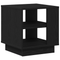 vidaXL Coffee Table Black Oak 40x40x43 cm Engineered Wood