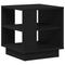 vidaXL Coffee Table Black Oak 40x40x43 cm Engineered Wood
