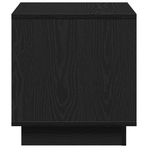 vidaXL Coffee Table Black Oak 40x40x43 cm Engineered Wood