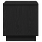 vidaXL Coffee Table Black Oak 40x40x43 cm Engineered Wood