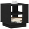 vidaXL Coffee Table Black Oak 40x40x43 cm Engineered Wood
