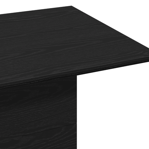 vidaXL Coffee Table Black Oak 102x55,5x40 cm cm Engineered Wood