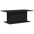 vidaXL Coffee Table Black Oak 102x55,5x40 cm cm Engineered Wood
