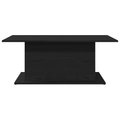 vidaXL Coffee Table Black Oak 102x55,5x40 cm cm Engineered Wood