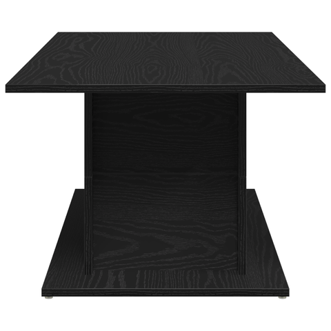vidaXL Coffee Table Black Oak 102x55,5x40 cm cm Engineered Wood