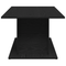 vidaXL Coffee Table Black Oak 102x55,5x40 cm cm Engineered Wood
