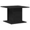vidaXL Coffee Table Black Oak 55.5x55.5x40 cm Engineered Wood