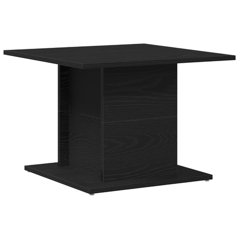 vidaXL Coffee Table Black Oak 55.5x55.5x40 cm Engineered Wood