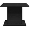 vidaXL Coffee Table Black Oak 55.5x55.5x40 cm Engineered Wood
