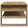 vidaXL Coffee Table Artisan oak Solid oak wood Medium Coffee Table