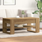 vidaXL Coffee Table Artisan oak Solid oak wood Medium Coffee Table