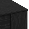 vidaXL Black Oak Coffee Table - 102x55x45 cm, Made of Engineered Wood