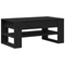 vidaXL Black Oak Coffee Table - 102x55x45 cm, Made of Engineered Wood