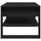 vidaXL Black Oak Coffee Table - 102x55x45 cm, Made of Engineered Wood