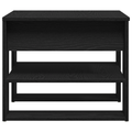 vidaXL Black Oak Coffee Table 55.5x55x45 cm Made from Engineered Wood