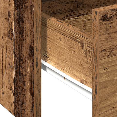 vidaXL Coffee Table Old Wood 102x55x43,5 cm Engineered Wood