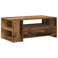 vidaXL Coffee Table Old Wood 102x55x43,5 cm Engineered Wood