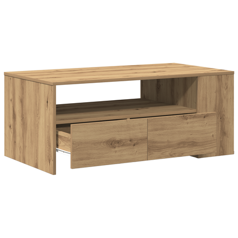 vidaXL Coffee Table - Artisan Oak - 102x55x43.5 cm - Made of Engineered Wood