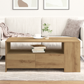vidaXL Coffee Table - Artisan Oak - 102x55x43.5 cm - Made of Engineered Wood