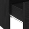 vidaXL Black Oak Coffee Table 102x55x43.5 cm Made from Engineered Wood