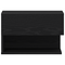 vidaXL Wall-Mounted Bedside Cabinets (Set of 2) - Black Oak Engineered Wood