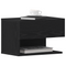 vidaXL Wall-Mounted Bedside Cabinets (Set of 2) - Black Oak Engineered Wood