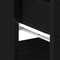 vidaXL Nightstand Black Oak 40x35x65 cm Made of Engineered Wood