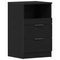 vidaXL Nightstand Black Oak 40x35x65 cm Made of Engineered Wood
