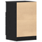 vidaXL Bedside Cabinets 2 pcs Black Oak 40x35x65 cm Engineered Wood