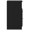 vidaXL Bedside Cabinets 2 pcs Black Oak 40x35x65 cm Engineered Wood