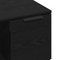 vidaXL Coffee Table Black Oak 50x50x36 cm Engineered Wood