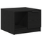 vidaXL Coffee Table Black Oak 50x50x36 cm Engineered Wood